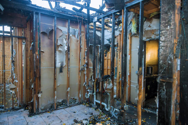 Professional Fire Damage Repair technician working in Cataula, GA